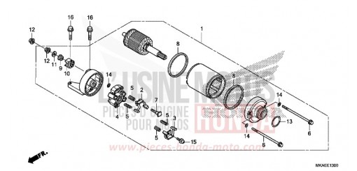 MOTEUR DE DEMARRAGE NC750DH de 2017